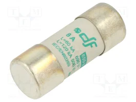 DF ELECTRIC Fusible Industriel 8A 22x58mm Céramique avec Percuteur