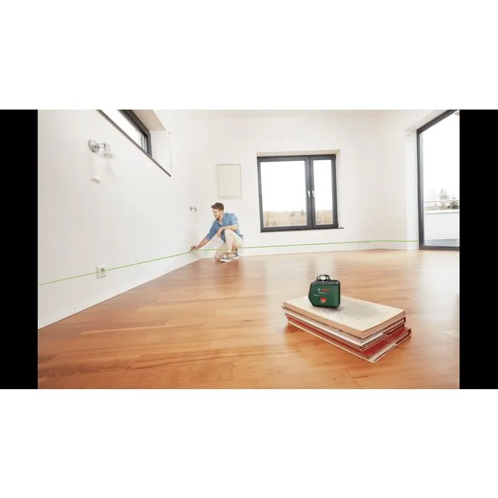 Bosch PLL 360-15G - Laser de lignes avec batterie Li-ion et housse de protection