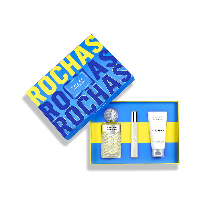 Rochas Coffret Eau de Rochas 3 pièces Eau de Toilette 100ml + Lait Corps 100ml + Eau de Toilette 20ml Rochas Coffret Eau de Rochas 3 pièces Eau de Toilette 100ml + Lait Corps 100ml + Eau de Toilette 20ml