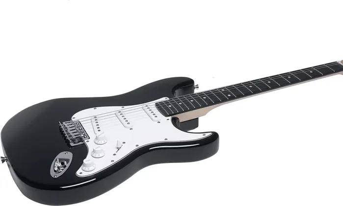 EKO Guitare Électrique Starter ST100 Format 3/4 Type Strat Noir