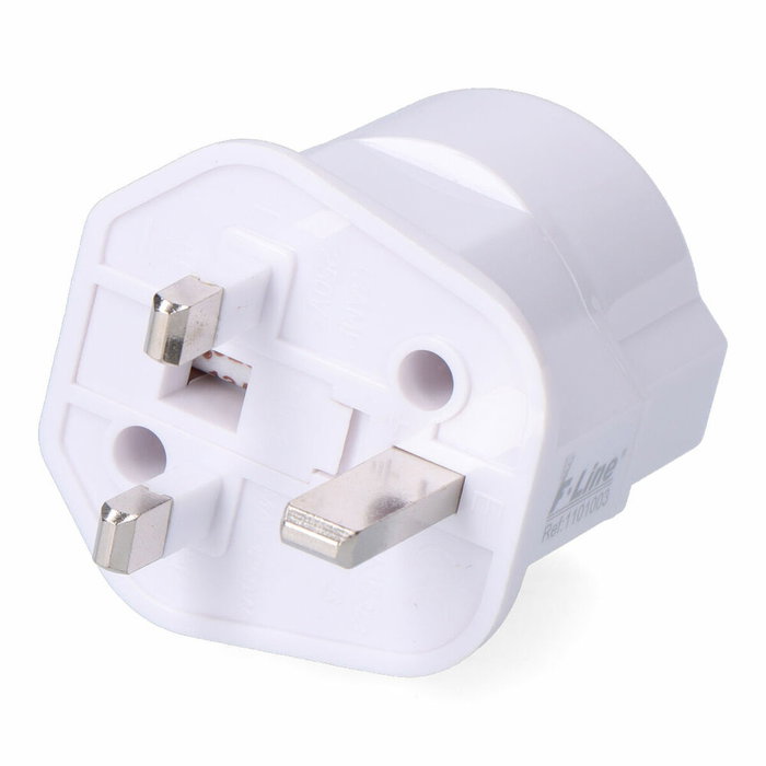 Adaptateur pour Prises F-line Blanc 13 A Prise EU