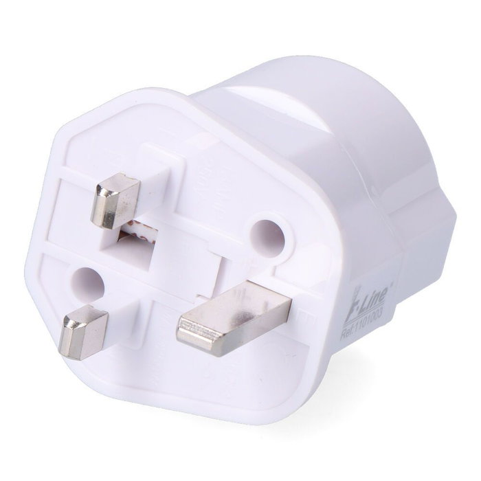 Adaptateur pour Prises F-line Blanc 13 A Prise EU Adaptateur pour Prises F-line Blanc 13 A Prise EU