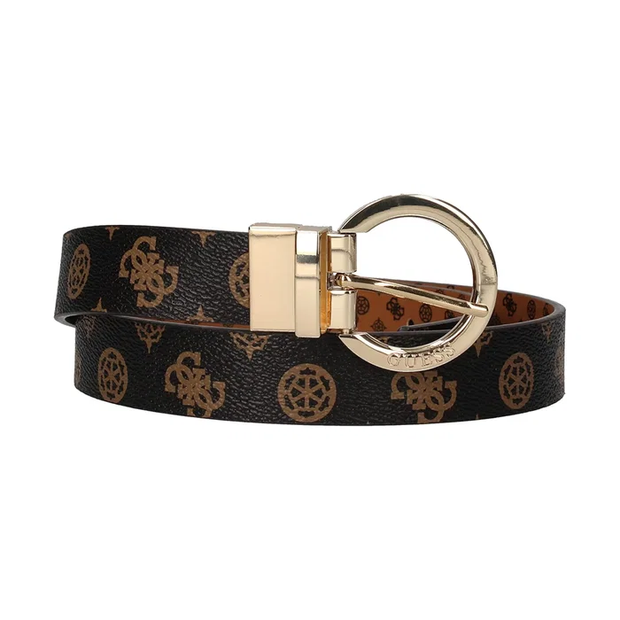 Guess Cessily Ceinture en textile noire pour femme Guess Cessily Ceinture en textile noire pour femme
