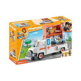 Playmobil Duck On Call Camion Ambulance avec Effets Lumineux et Sonores