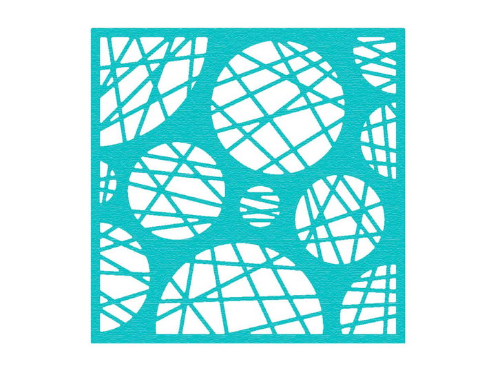 Misskuty Emporte-pièce fin ZAG plaque de cercles 100x100 mm Misskuty Emporte-pièce fin ZAG plaque de cercles 100x100 mm