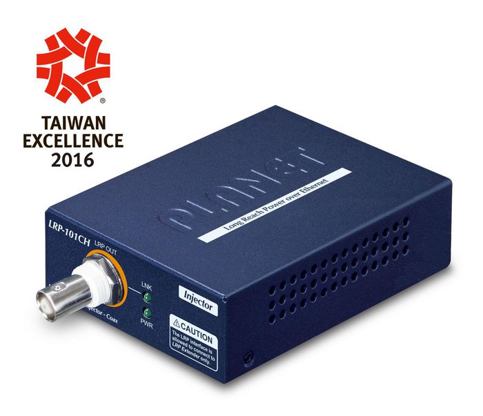 Planet LRP-101C-KIT Kit d'extendeur PoE sur coaxial Long Reach