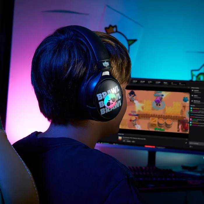 Subsonic Casque gaming Brawl Stars Sans fil LED
