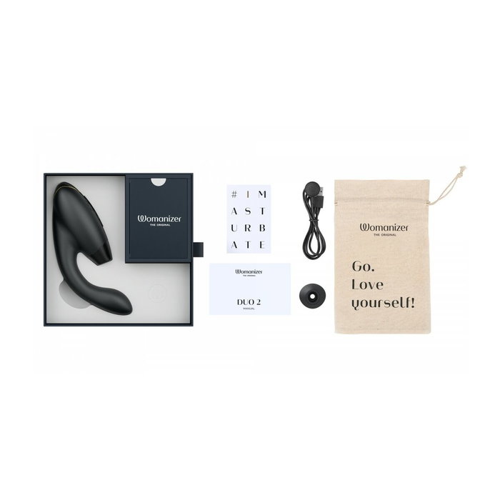 Vibromasseur Womanizer WOM171-BLACK Noir