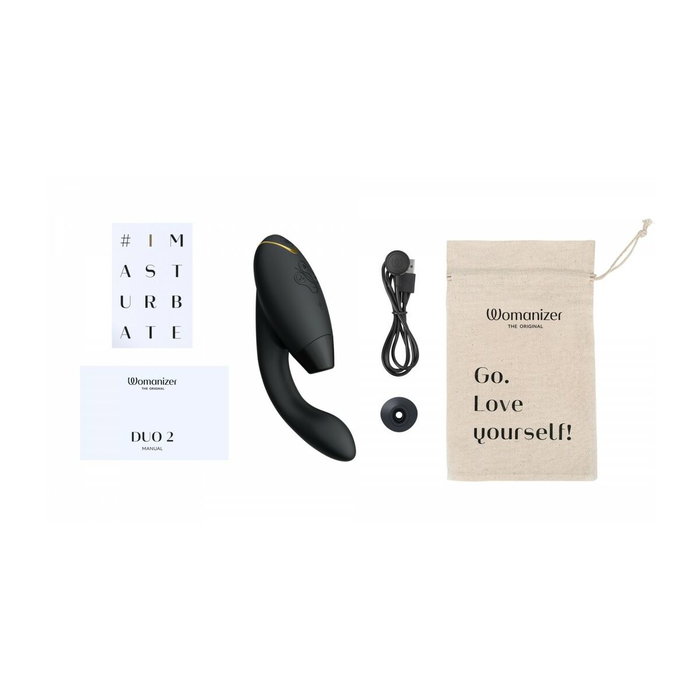 Vibromasseur Womanizer WOM171-BLACK Noir
