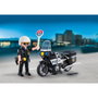 Playmobil Valisette Motard de Police - Garçon - 13 éléments