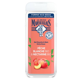 Le Petit Marseillais Gel Bain Pêche et Nectarine 650 ml