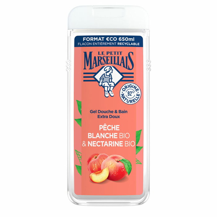 Le Petit Marseillais Gel de douche Pêche et Nectarine 650 ml