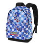 Karactermania Sac à dos urbain léger Sonic The Hedgehog Blue Lay 30x18x41cm avec compartiment unique, compartiment à électronique et sangle trolley