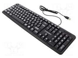 GEMBIRD KB-US-103 Clavier Informatique Noir US Layout