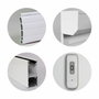 BigBuy Home Volet roulant PVC Blanc 155 x 120 cm motorisation électrique radio
