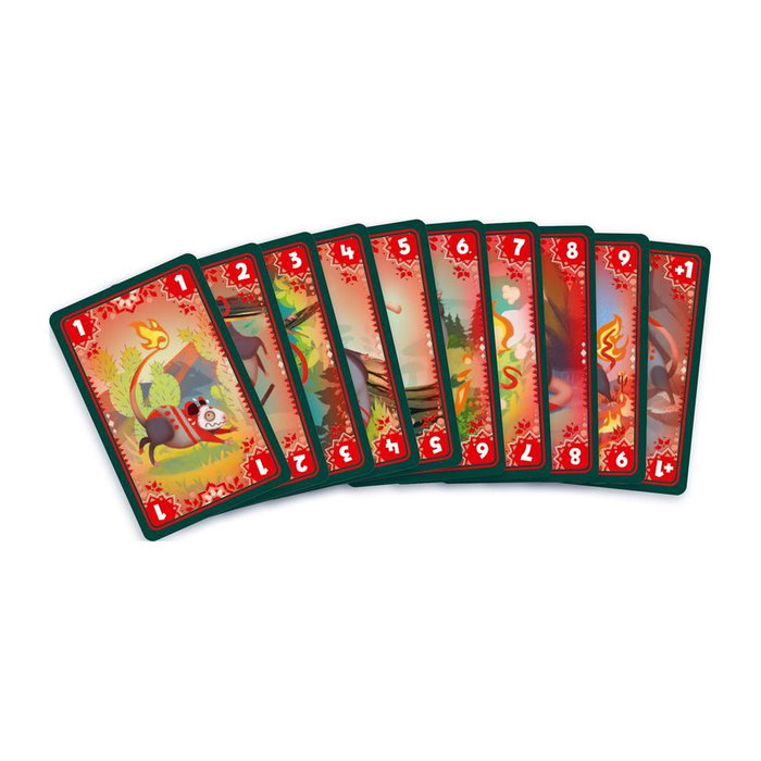 Asmodee Jeu de cartes Tails on Fire - Mémoire et stratégie - Dès 8 ans Asmodee Jeu de cartes Tails on Fire - Mémoire et stratégie - Dès 8 ans