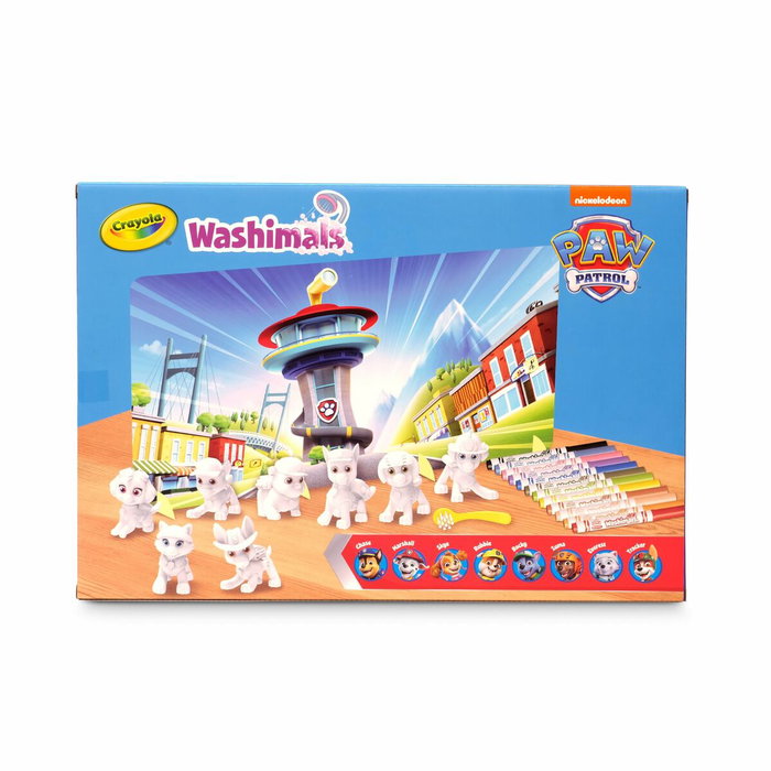 Crayola Super Set Washimals Pat'Patrouille - 8 Animaux à Colorier