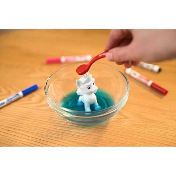 Crayola Washimals - Super Set de 8 animaux à colorier et laver Pat'Patrouille pour enfant dès 3 ans - Jeu créatif et éducatif avec feutres lavables