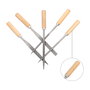 MAURER Ensemble de 6 petites limes en fer