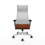 Piqueras y Crespo Chaise de Bureau Albacete Marron et Blanc