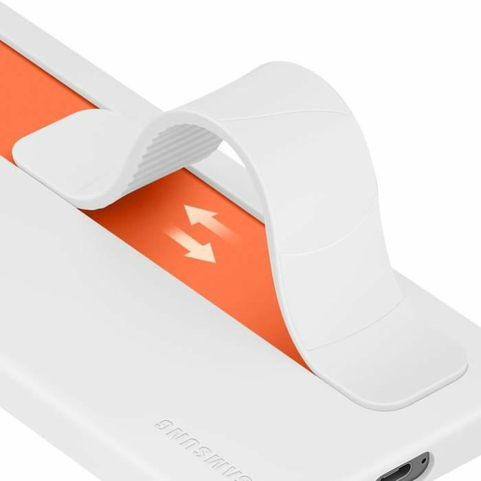Samsung Coque avec lanière et support Galaxy S25+ Blanc