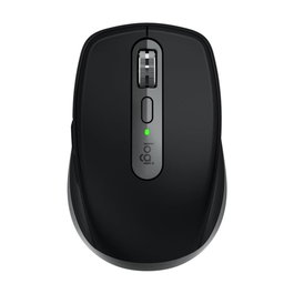 Logitech MX Anywhere 3S Souris Sans Fil Bluetooth pour Mac, Capteur 8000 DPI, Molette MagSpeed, Clics Silencieux, Noir