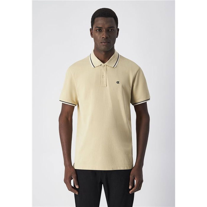 Polo à manches courtes homme Champion Beige S