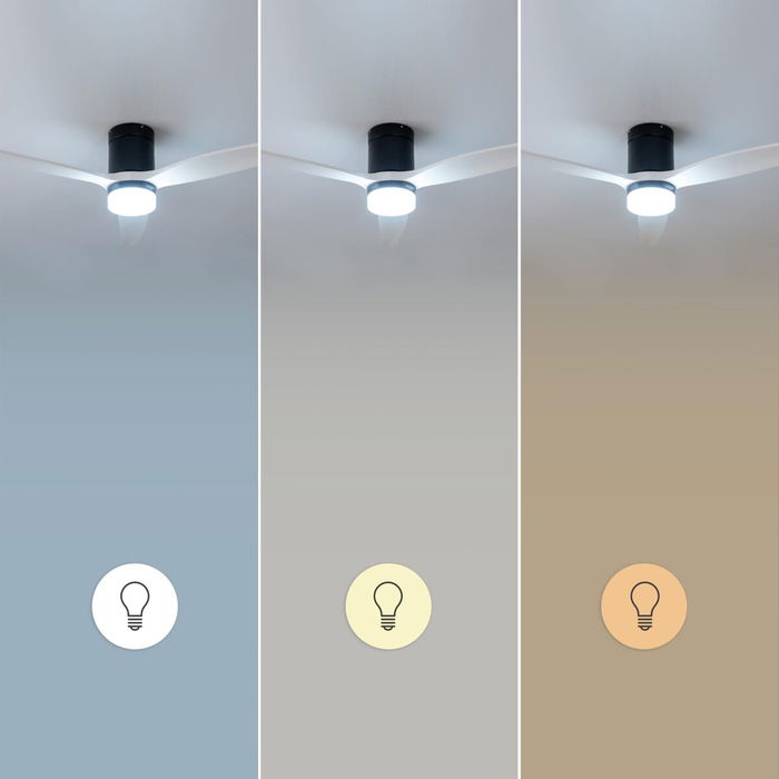 Ventilateur de Plafond avec Lumière Cecotec Aero 5600 Classic 20 W 40 W Blanc Noir