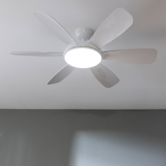 Ventilateur de Plafond avec Lumière Cecotec EnergySilence Aero 5200 Blanc 35 W Ventilateur de Plafond avec Lumière Cecotec EnergySilence Aero 5200 Blanc 35 W