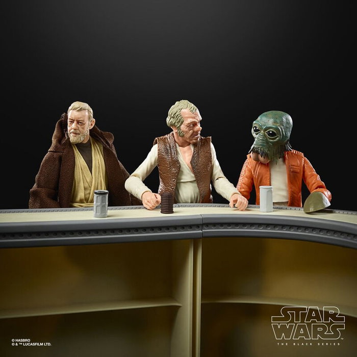 HASBRO Set figurines Star Wars Black Series Cantina Showdown The Power Of The Force 15cm