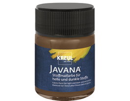 Kreul Peinture textile Javana opaque marron 50ml