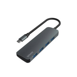 Savio Hub USB-C 4 Ports AK-54 Gris