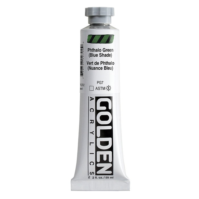 Golden Peinture Acrylique Heavy Body Thalo Vert (Bleu) 59 ml Golden Peinture Acrylique Heavy Body Thalo Vert (Bleu) 59 ml