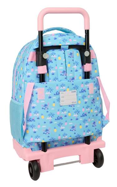 Safta Grand Sac à Dos avec Roues Compactes Extractibles 33x45x22cm Safta Grand Sac à Dos avec Roues Compactes Extractibles 33x45x22cm