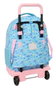 Safta Grand Sac à Dos avec Roues Compactes Extractibles 33x45x22cm