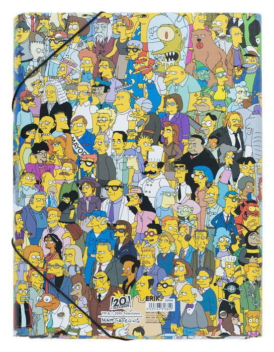 Grupo Erik Les Simpson chemise à élastiques 34 x 26 cm