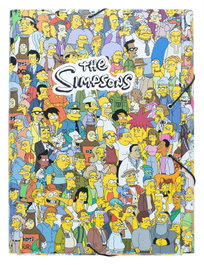 Grupo Erik Les Simpson chemise à élastiques 34 x 26 cm