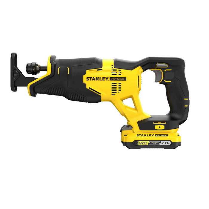 Stanley Fatmax Scie sabre sans fil 18V SFMCS300D2K-QW avec 2 batteries 2Ah Stanley Fatmax Scie sabre sans fil 18V SFMCS300D2K-QW avec 2 batteries 2Ah