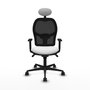Piqueras y Crespo Chaise de Bureau Jorquera 1D036N1 Blanc et Noir