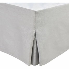 Home Linge Passion Housse de sommier 140 x 190 cm + 30 cm Gris clair