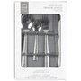 Home Deco Factory Cubertería 24 P. Martilleado Mirage en acier inoxydable, 6 couverts