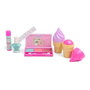Martinelia Sparkle Beauty Set Yummy Sweet 85459 - Palette yeux 3 couleurs, brillants à lèvres, baume, vernis à ongles et stickers - Pour enfants dès 3 ans