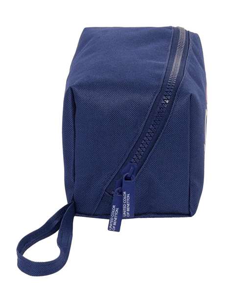 Safta Portatodo Grand Carré Benetton "Varsity" - Boîte de Rangement 22x10x10 cm