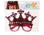 Atosa Lunettes avec Couronne Rose et Brillants pour Femme Adulte