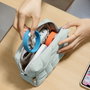 tomtoc Terra-A27 Puffy Accessory Pouch 2L Lakeshore Green
