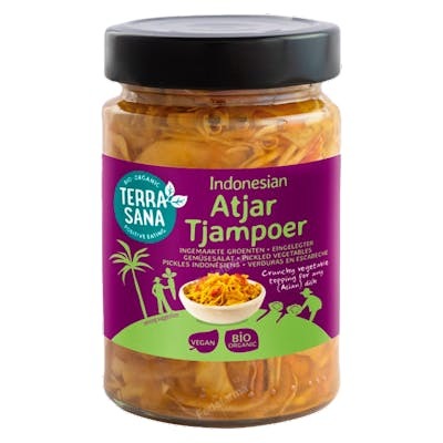 TERRASANA Atjar Tjampoer Kimchi Indonesio BIO 300 g TERRASANA Atjar Tjampoer Kimchi Indonesio BIO 300 g