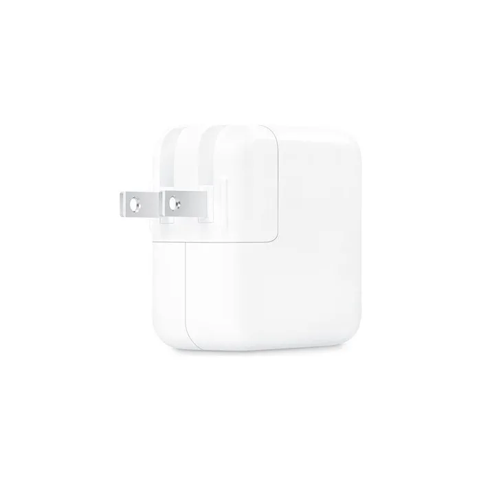 Apple Adaptateur Secteur Double Port USB-C 35 W - Charge Rapide pour MacBook Air, iPhone, iPad, Apple Watch et AirPods