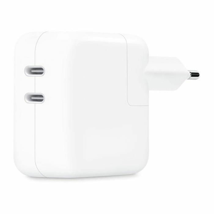 Apple Adaptateur secteur double port USB-C 35 W Blanc Apple Adaptateur secteur double port USB-C 35 W Blanc
