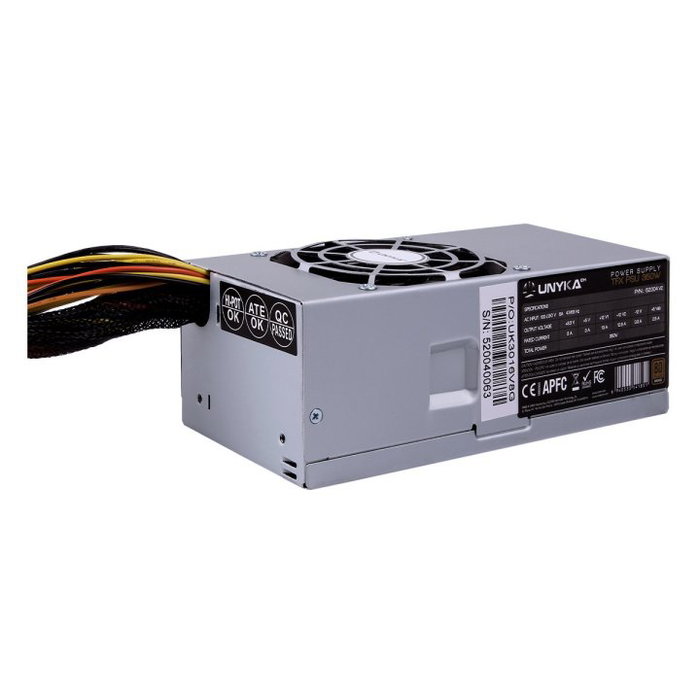 Unykach TFX 350W Alimentation 80+ Bronze pour PC Compact SFF, Silencieuse Unykach TFX 350W Alimentation 80+ Bronze pour PC Compact SFF, Silencieuse