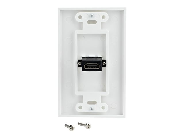 Startech Tête de Mur HDMI Femelle Blanche 1 Port 19 Broches Type A pour Installation Audiovisuelle